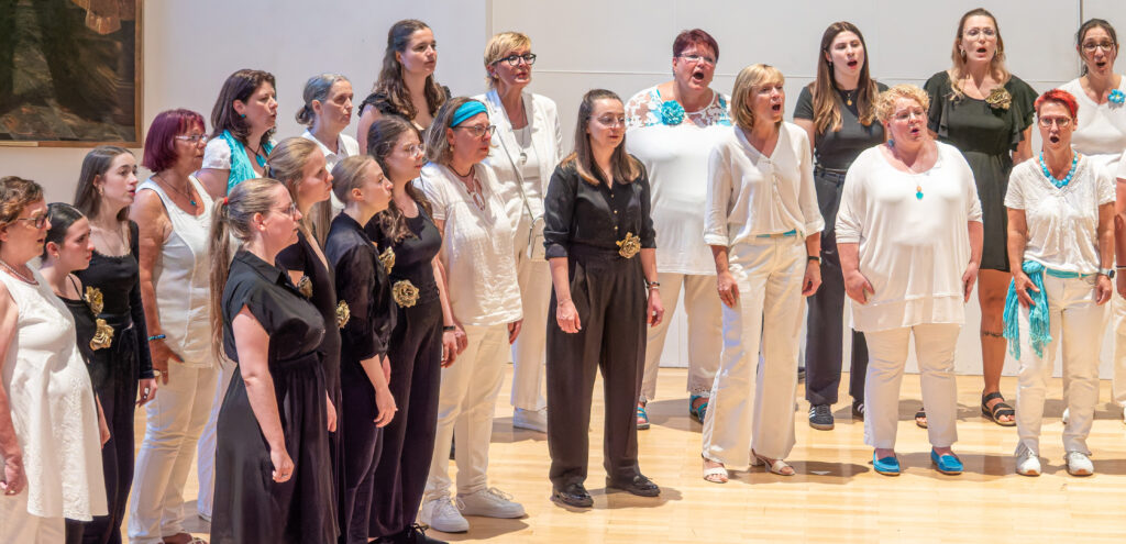 Chor "Vocal Pur" bei einem Konzert